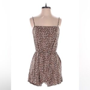 H&M cheetah size medium romper